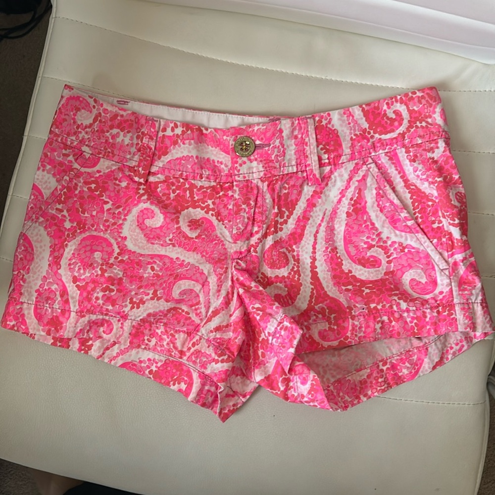 Lily pulitzer pink walsh shorts